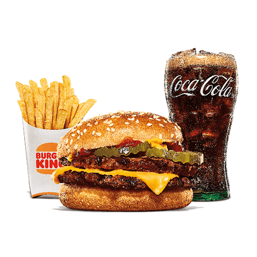 Double Cheeseburger Menu