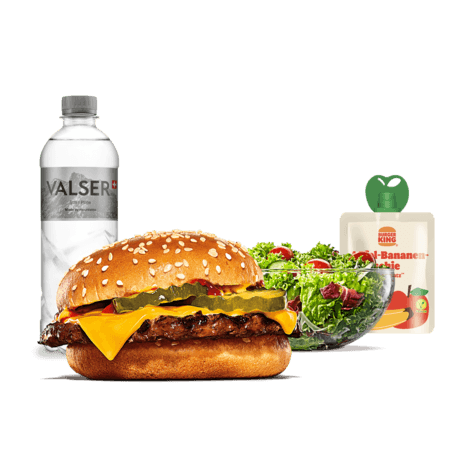 King Junior Meal Cheeseburger