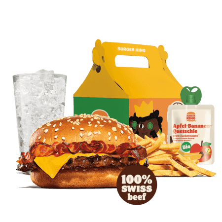 Kids Bacon Cheese Hamburger