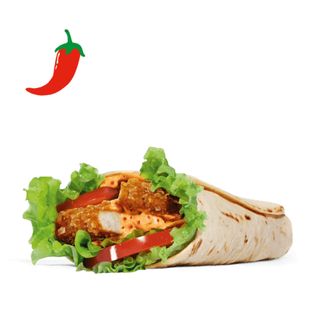 Spicy Crispy Chicken Wrap
