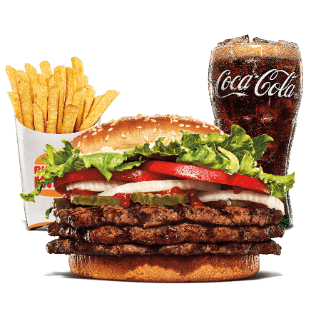 Menu Veggie Triple Whopper