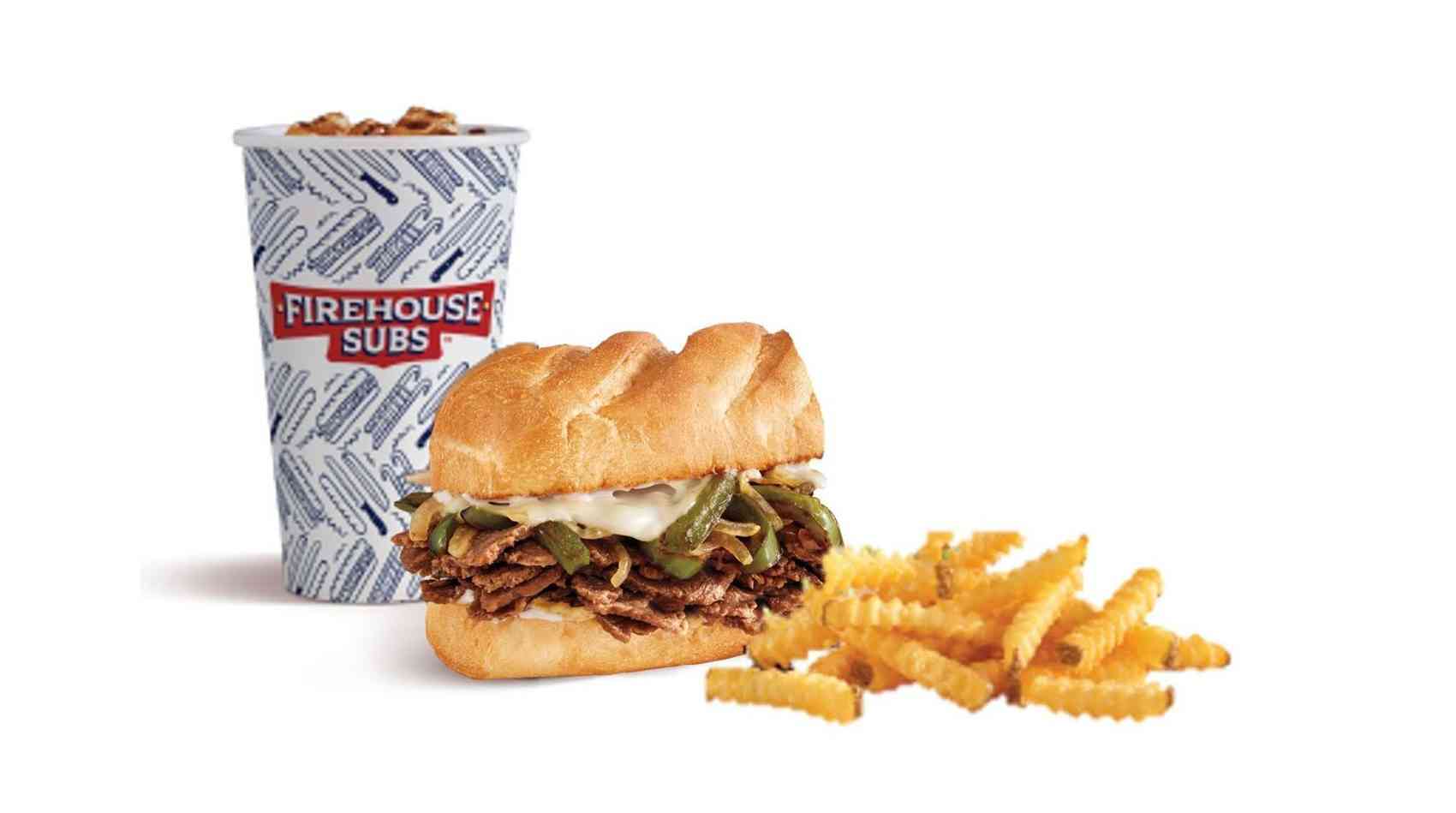 Firehouse Steak & Cheese Combo ~7.5 cm