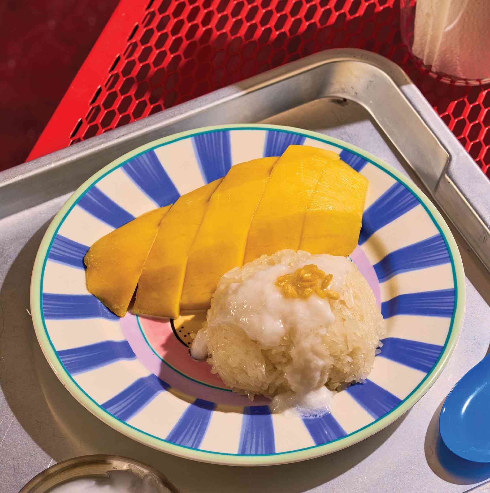 Riz Gluant à la Mangue