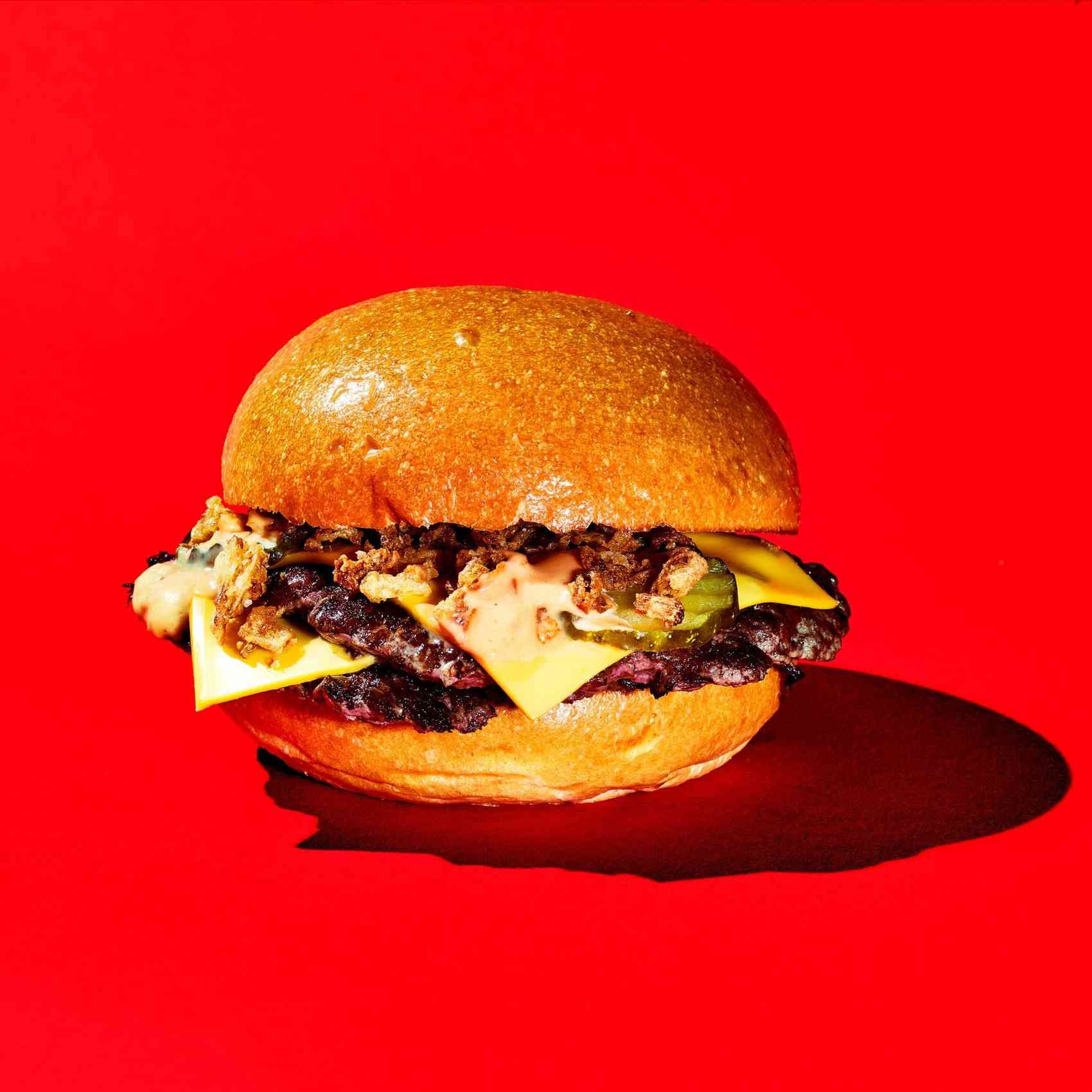 BBQ Double Cheeseburger