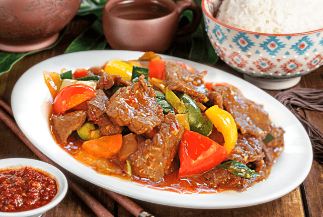 76.RIZ BOEUF SZETCHUAN