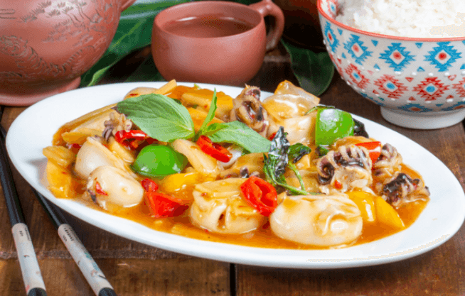 113.RIZ SEICHE SAUTE AU BASILIC