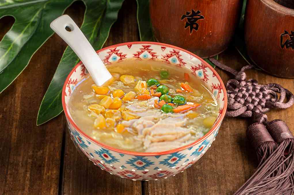 14.SOUPE POULET MAIS