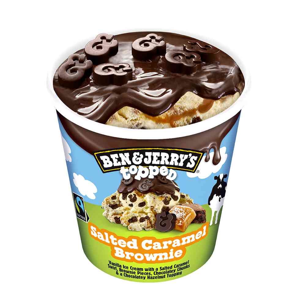 Ben & Jerry's Topped Salted Caramel Brownie, 438ml