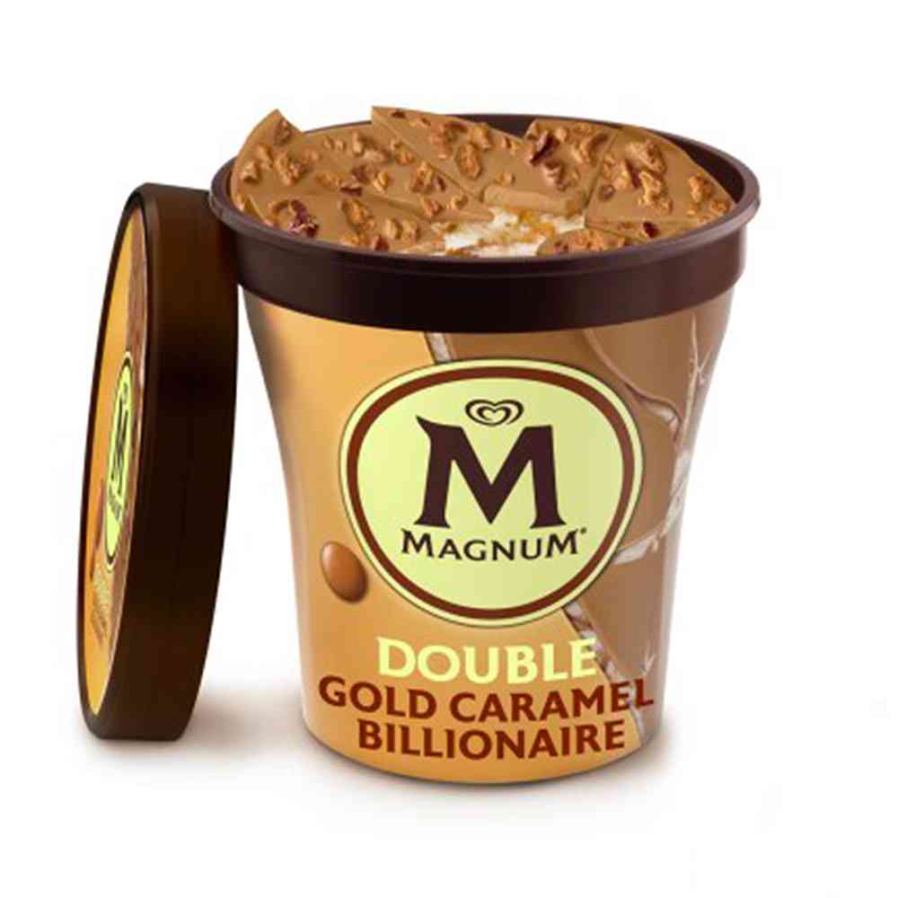 Magnum Becher Double Gold Caramel Billionaire, 440ml