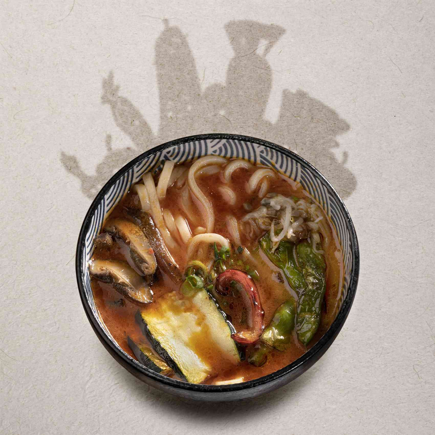 Vegan Miso Udon (ビーガン味噌うどん)