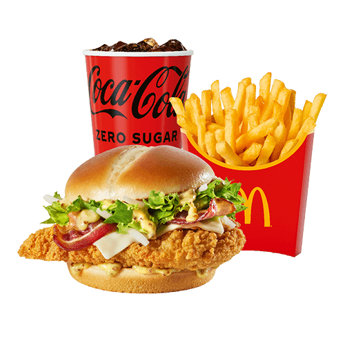 McCrispy Homestyle  Honey Mustard Bacon Menu